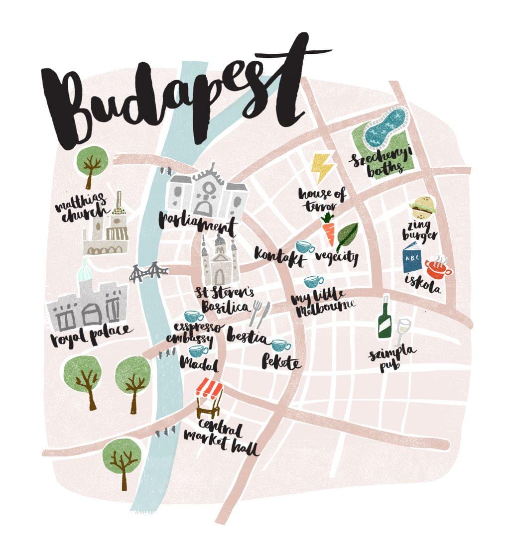 แผนที่ของบูดาเปสต์ออฟไลน์