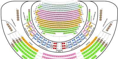 แผนที่ของ papp lászló บูดาเปสต์ sportaréna seating